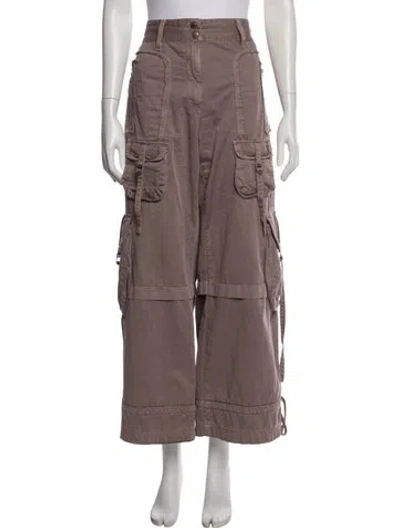 Pre-owned Acne Studios Straight Leg Pants In Brown