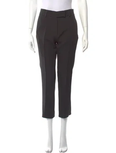 Pre-owned Acne Studios Straight Leg Pants In Gray