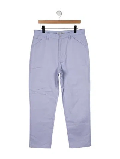 Pre-owned Acne Studios Straight Leg Pants In Gray