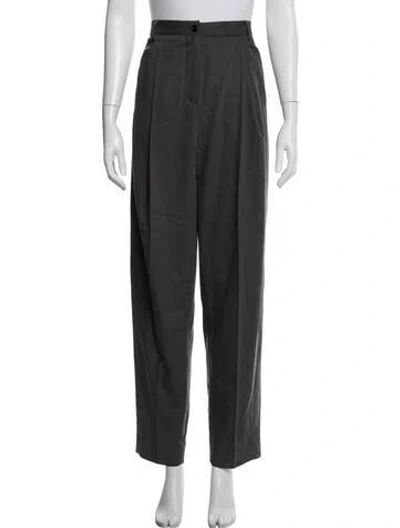 Pre-owned Acne Studios Straight Leg Pants In Gray