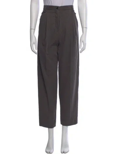 Pre-owned Acne Studios Straight Leg Pants In Gray