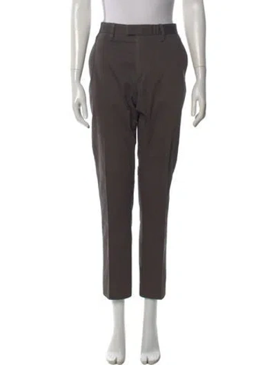 Pre-owned Acne Studios Straight Leg Pants In Gray