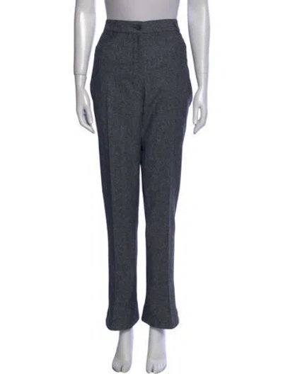 Pre-owned Acne Studios Straight Leg Pants In Gray
