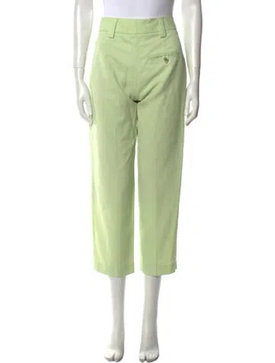 Pre-owned Acne Studios Straight Leg Pants In Green