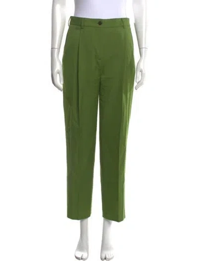 Pre-owned Acne Studios Straight Leg Pants In Green