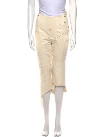 Pre-owned Acne Studios Straight Leg Pants In Neutral