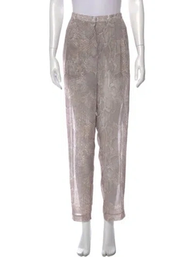 Pre-owned Acne Studios Straight Leg Pants In Neutral