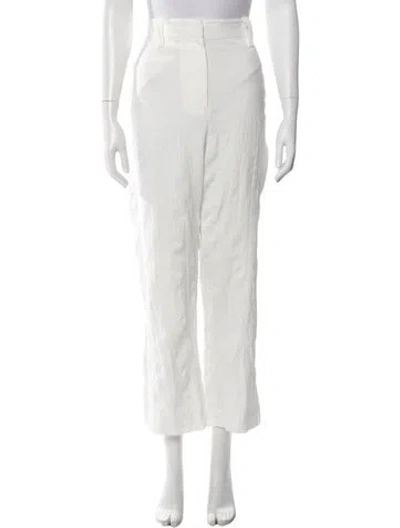 Pre-owned Acne Studios Straight Leg Pants In Neutral