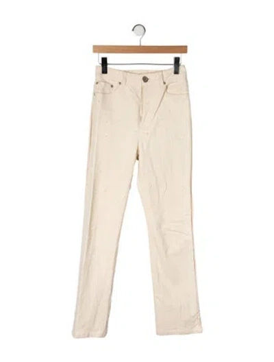 Pre-owned Acne Studios Straight Leg Pants In Neutral
