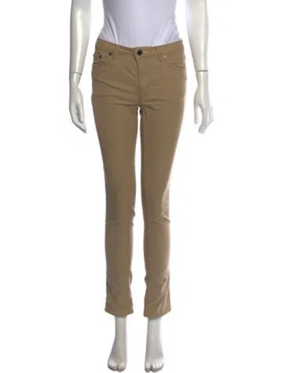Pre-owned Acne Studios Straight Leg Pants In Neutrals