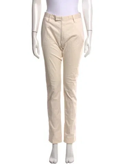 Pre-owned Acne Studios Straight Leg Pants In Neutrals