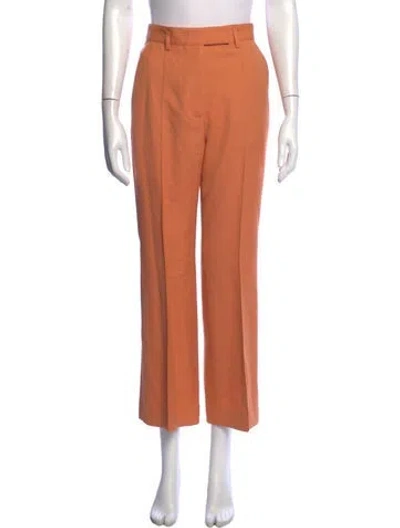 Pre-owned Acne Studios Straight Leg Pants In Orange