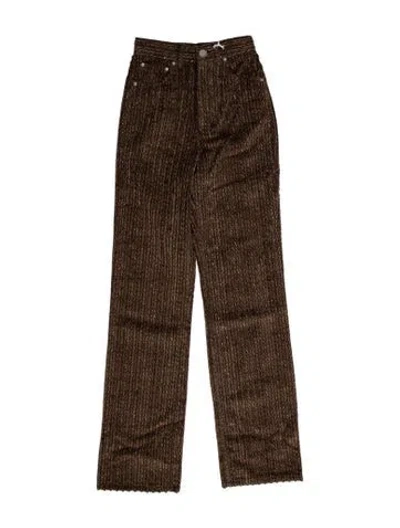 Pre-owned Acne Studios Straight Leg Pants W/ Tags In Brown