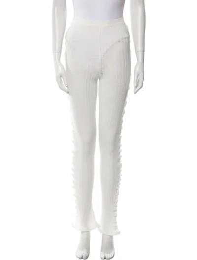 Pre-owned Acne Studios Straight Leg Pants In White