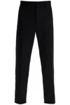 ACNE STUDIOS STRAIGHT LEG TWILL TROUSERS IN NINE WORDS