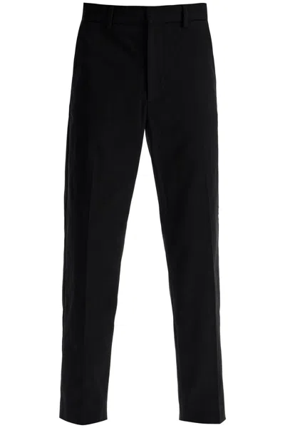 Acne Studios Corduroy Straight-leg Trousers In Black