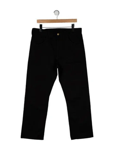 Pre-owned Acne Studios Straight-leg Jeans In Black