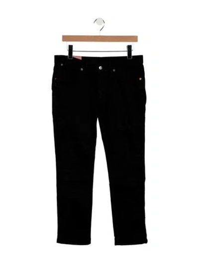 Pre-owned Acne Studios Straight-leg Jeans In Black