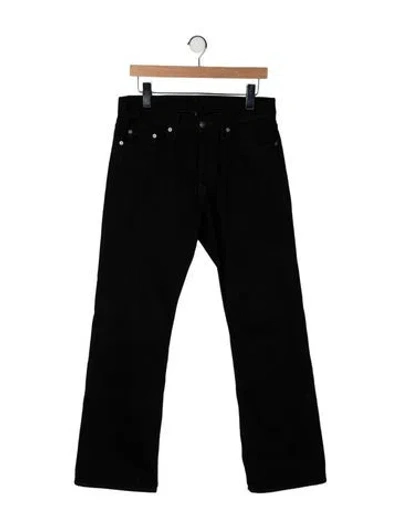 Pre-owned Acne Studios Straight-leg Jeans In Black