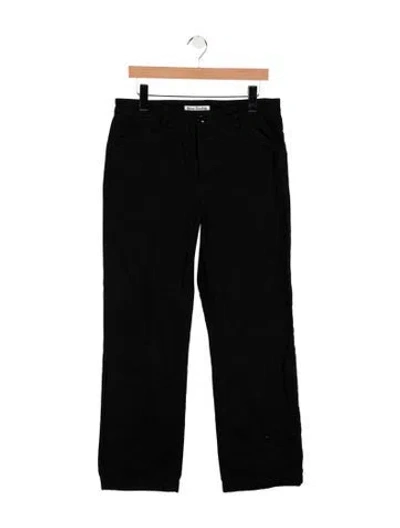 Pre-owned Acne Studios Straight-leg Jeans In Black