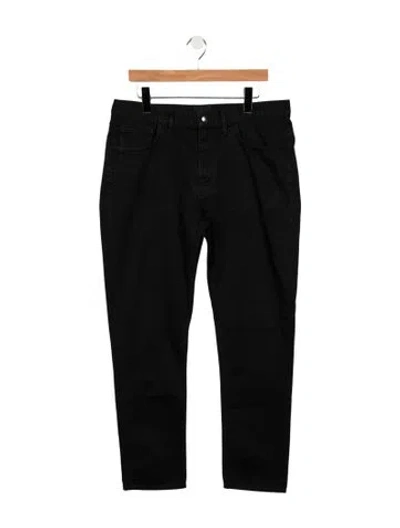Pre-owned Acne Studios Straight-leg Jeans In Black