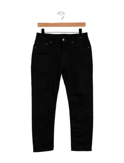 Pre-owned Acne Studios Straight-leg Jeans In Black