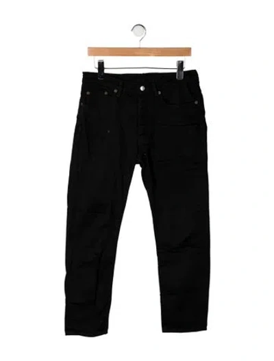 Pre-owned Acne Studios Straight-leg Jeans In Black