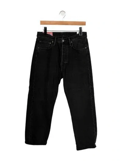 Pre-owned Acne Studios Straight-leg Jeans In Black