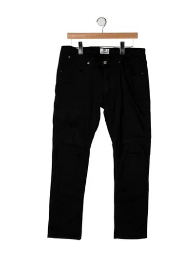 Pre-owned Acne Studios Straight-leg Jeans In Black
