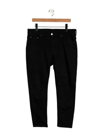 Pre-owned Acne Studios Straight-leg Jeans In Black