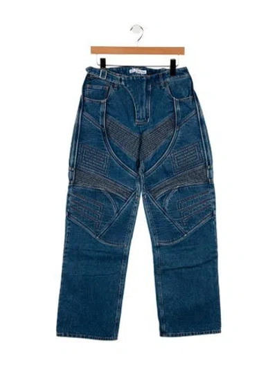 Pre-owned Acne Studios Straight-leg Jeans In Blue