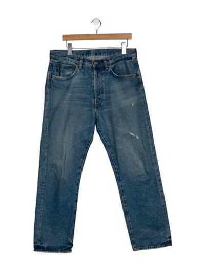 Pre-owned Acne Studios Straight-leg Jeans In Blue