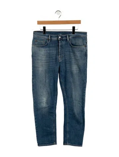 Pre-owned Acne Studios Straight-leg Jeans In Blue