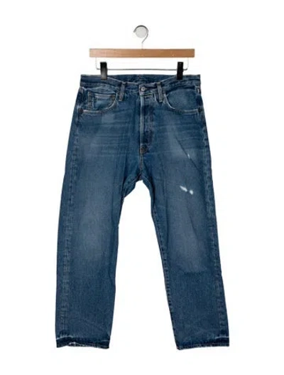 Pre-owned Acne Studios Straight-leg Jeans In Blue