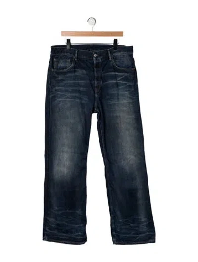 Pre-owned Acne Studios Straight-leg Jeans In Blue