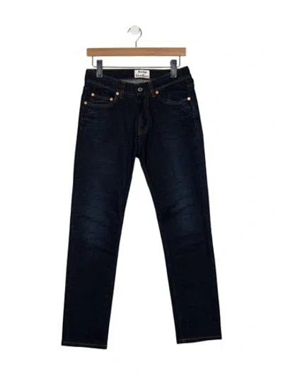 Pre-owned Acne Studios Straight-leg Jeans In Blue