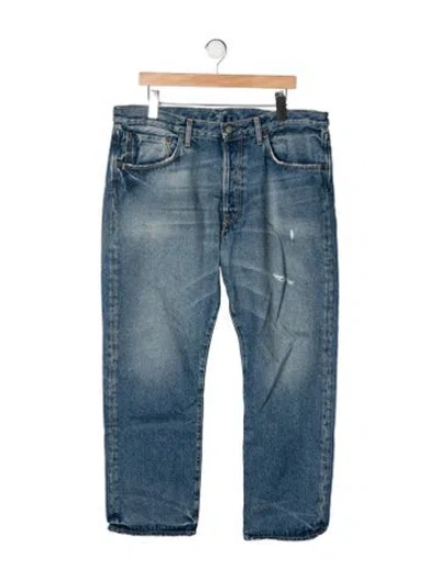 Pre-owned Acne Studios Straight-leg Jeans In Blue