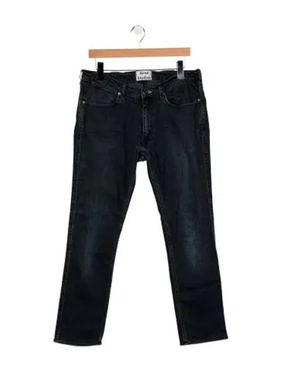 Pre-owned Acne Studios Straight-leg Jeans In Blue