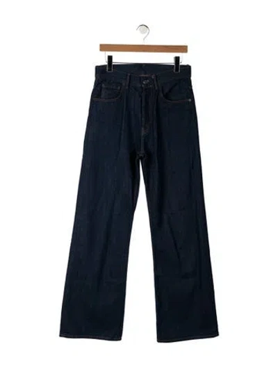 Pre-owned Acne Studios Straight-leg Jeans In Blue
