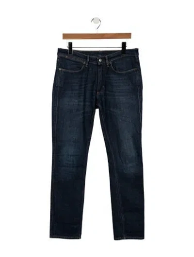 Pre-owned Acne Studios Straight-leg Jeans In Blue