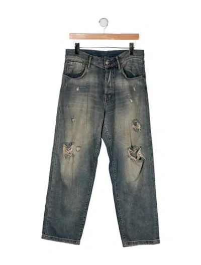 Pre-owned Acne Studios Straight-leg Jeans In Blue