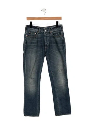 Pre-owned Acne Studios Straight-leg Jeans In Blue