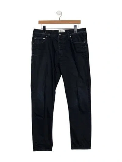 Pre-owned Acne Studios Straight-leg Jeans In Blue