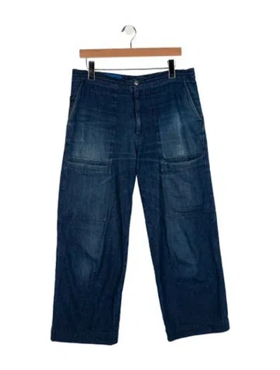 Pre-owned Acne Studios Straight-leg Jeans In Blue