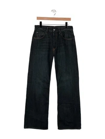 Pre-owned Acne Studios Straight-leg Jeans In Blue