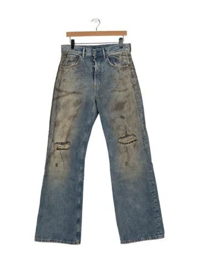 Pre-owned Acne Studios Straight-leg Jeans In Blue