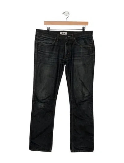Pre-owned Acne Studios Straight-leg Jeans In Blue