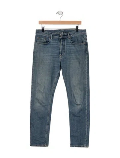 Pre-owned Acne Studios Straight-leg Jeans In Blue