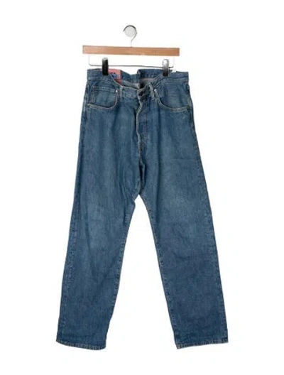 Pre-owned Acne Studios Straight-leg Jeans In Blue