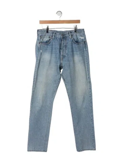 Pre-owned Acne Studios Straight-leg Jeans In Blue